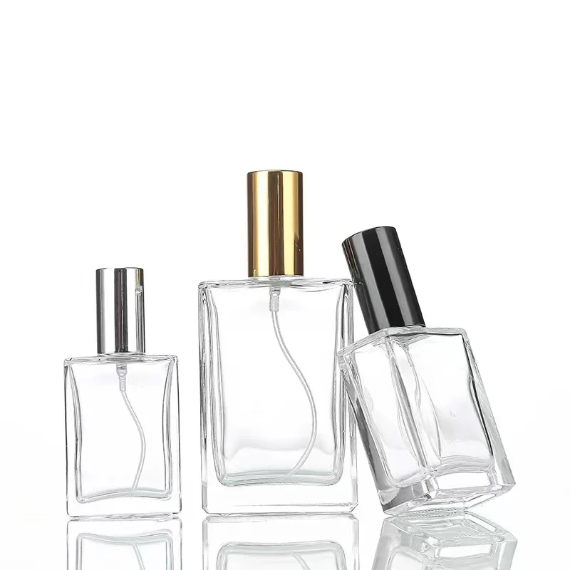 30ml 50ml 100ml High quality luxury bottle perfume glass with magnetic perfume cap and manual gift box