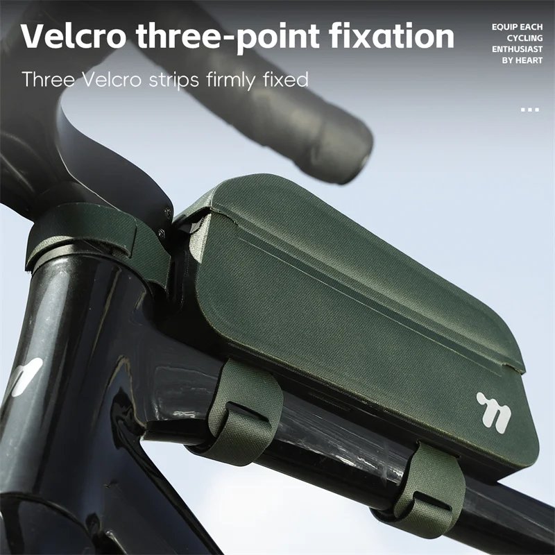 WEST BIKING Bicycle Top Tube Bag Waterproof Bike Frame Bag Magnetic Flip Cover Road Bicycle Bag Cycling Accessories