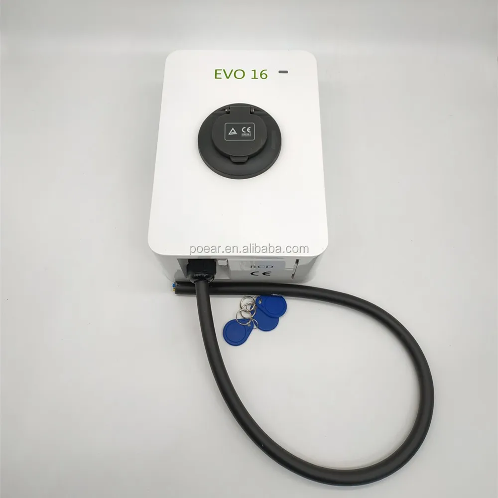 
wall box EV AC charging station,11KW with type 2 socket,charging pile,OEM 