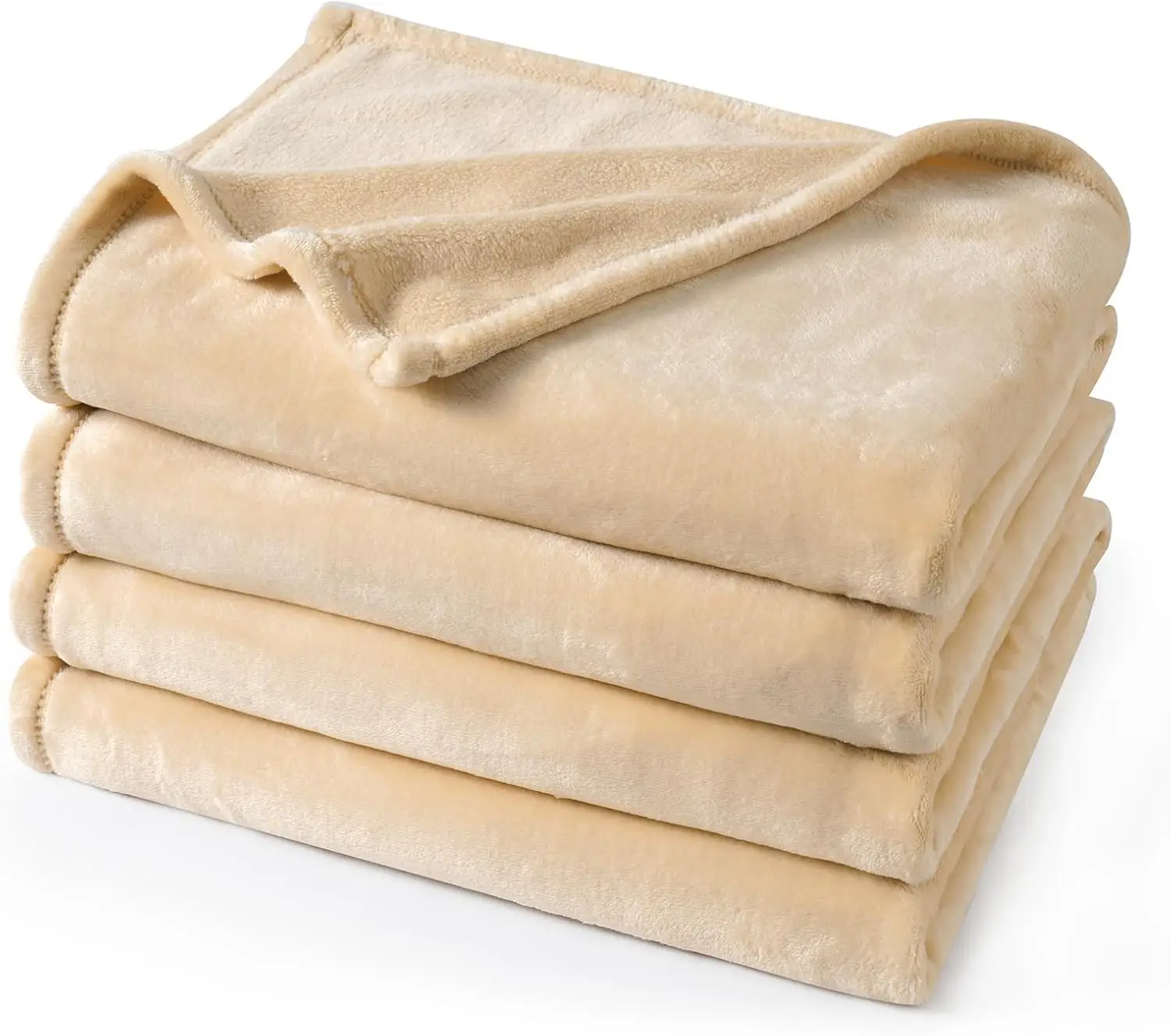 Flannel Throw Blanket,Shaggy Micro Plush Flannel Blanket for Bedroom Dorm,Standard Autumn and Winter Home Wool Blanket