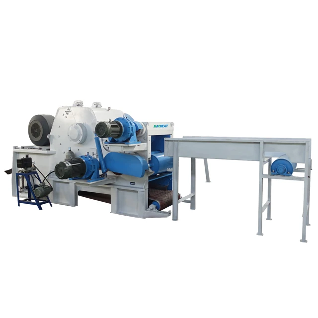professional wood crushing machine wood chips making machine drum wood chipper for biomass pellet