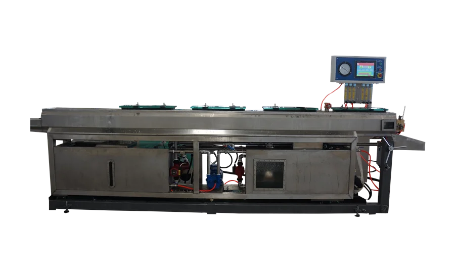 inline flat emitter drip irrigation plastic tape extruding production line