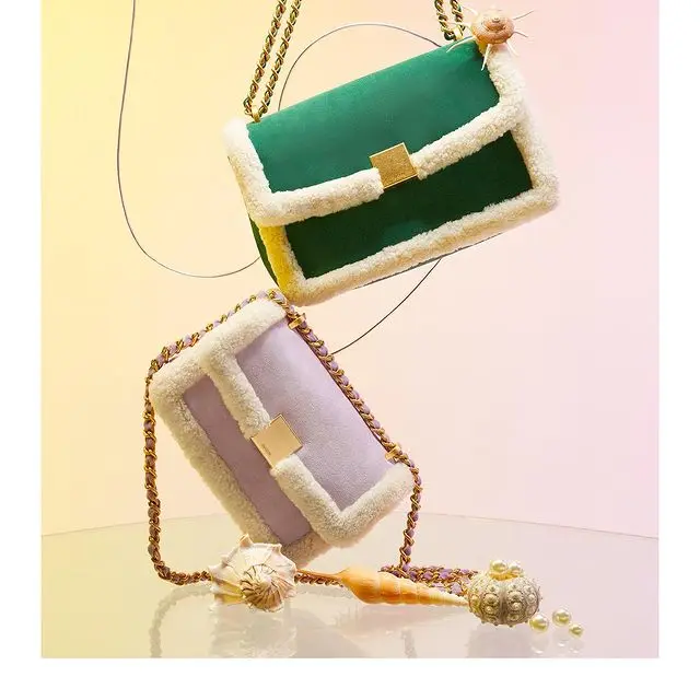 Custom Designer Famous Brands Metal Chain Luxury Crossbody Shoulder Bags Women Handbags Sac A Main Femme De Luxe