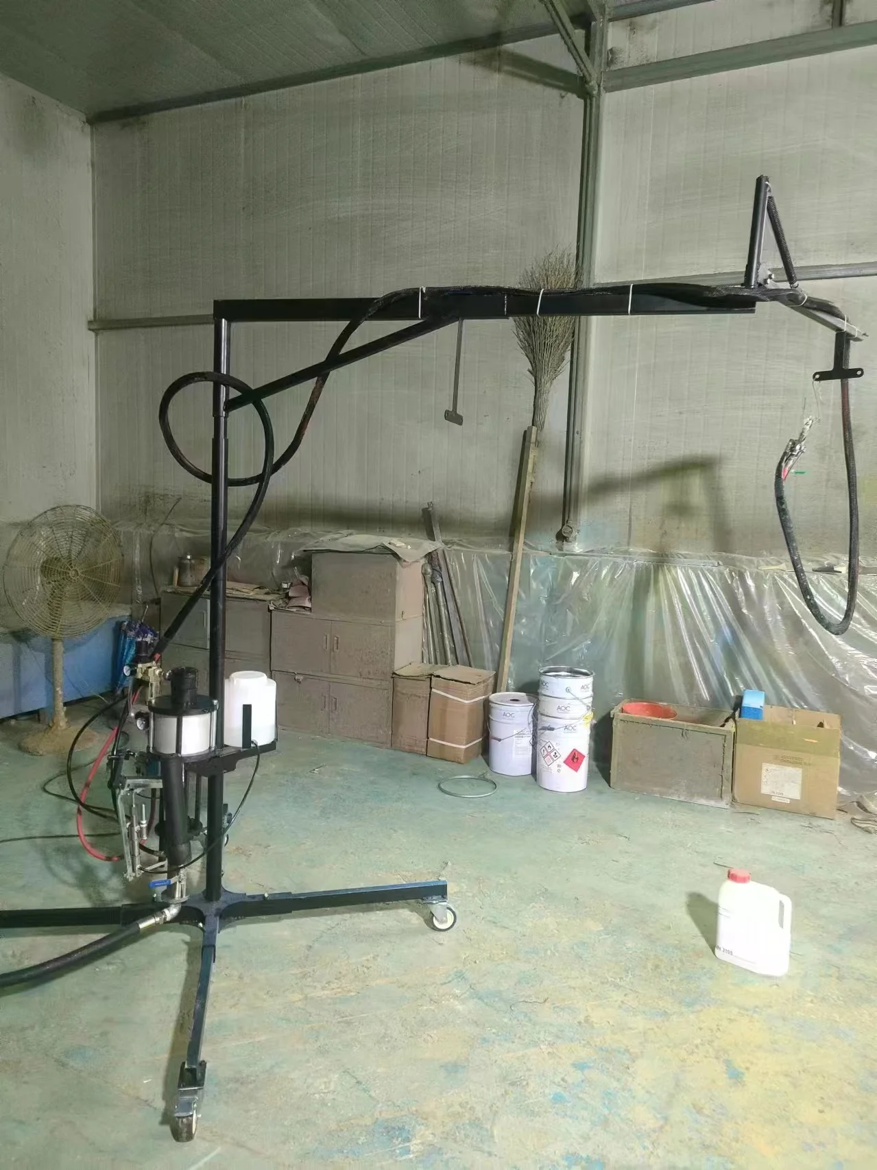 External Mixing Spray Gun System Machine for Industrial Spraying in Various Environments