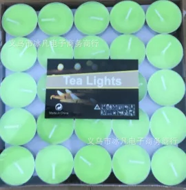 Wholesale Various Scents Paraffin Wax Tea Light Candle For Date Meditation Aromatherapy Festivals Boil Tea