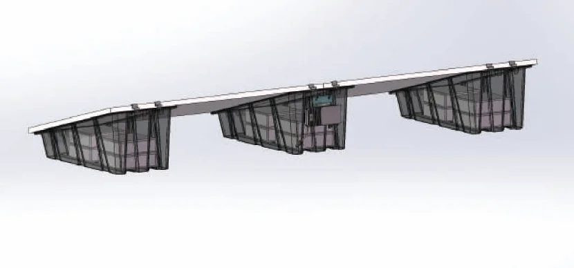 Plastic Ground Bracket Polypropylene Ballast For Roof Mount Solar Panel Roof Ballast Mounting for solar roof solar energy system