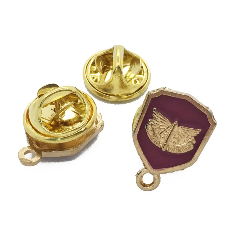 Wholesale Custom Design 3D Brand Logos Cartoon Tags Metal Lapel Enamel Football Pin Badges Name