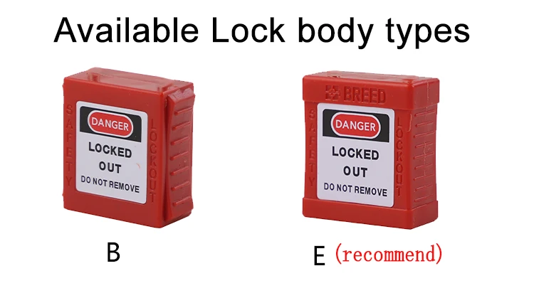 LOTO термопластиковый навесной замок Loto, безопасный навесной замок 38 мм, высокий 4 мм, Стальная скоба Kd KA