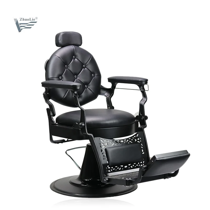 Zhuolie 2020 best selling vintage Barber Chair with hydraulic pump for barber shop beauty salon furniture design nail salon