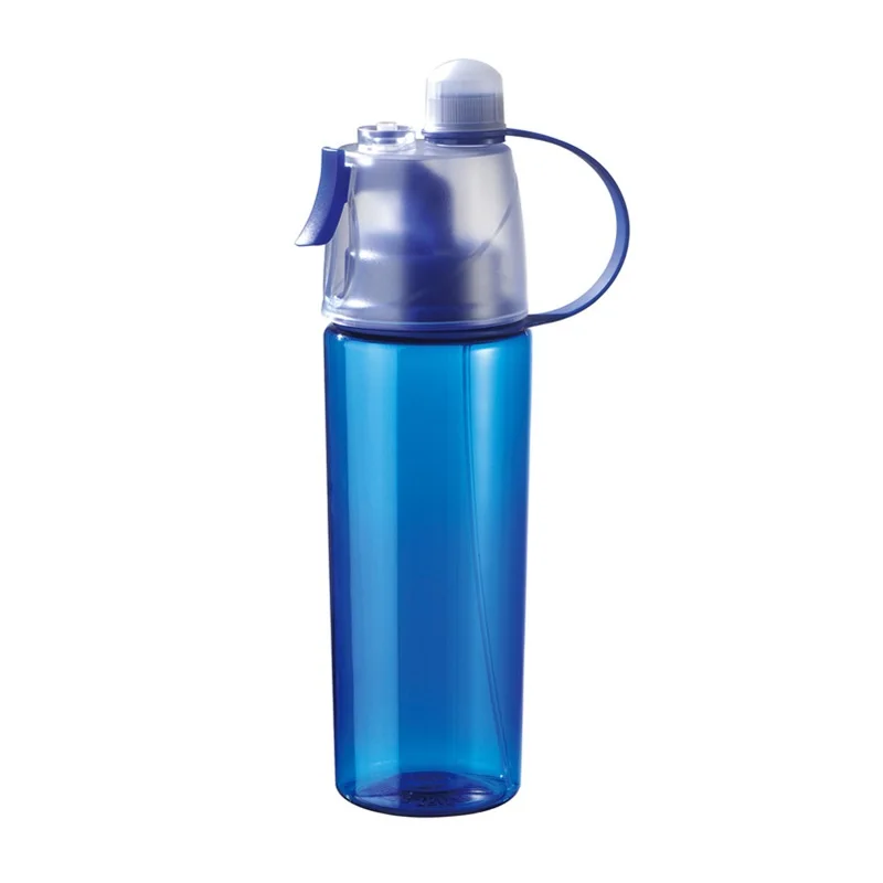 600ml Custom Logo Outdoor Sport Tritan Spray Mist Drinking Water Bottles