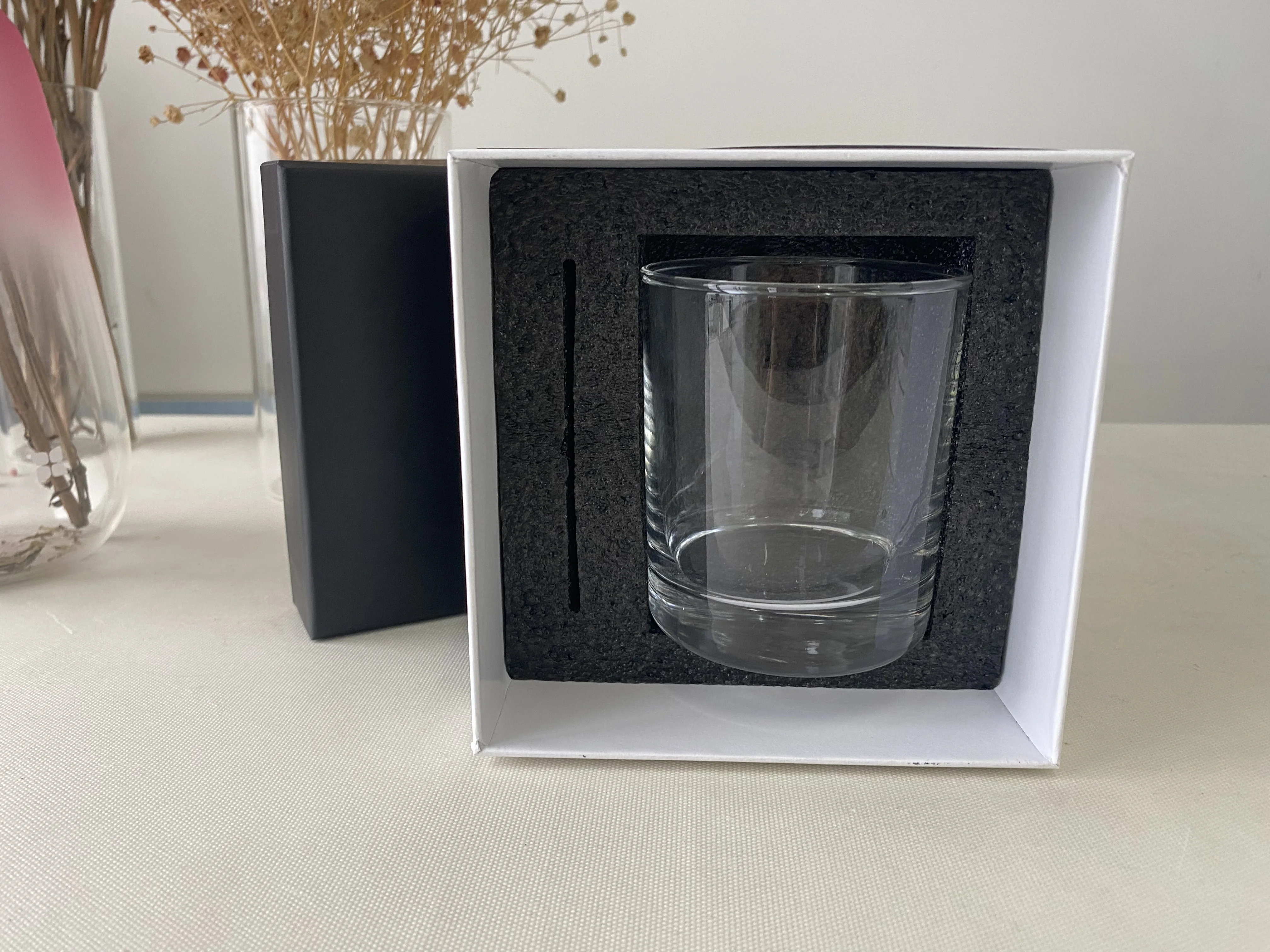 Wholesale 300Ml Custom Transparent Rocking Whiskey Tasting Glasses Whiskey Tumbler For Pub Restaurant