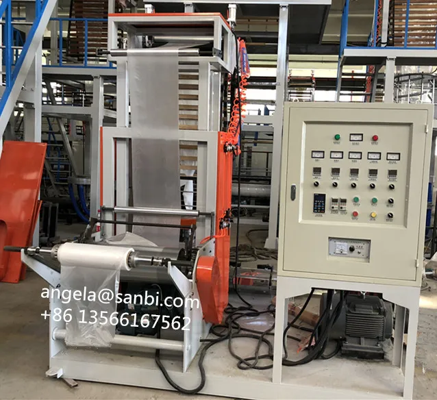 Plastic HDPE LDPE PE Biodegradable Mini Film Blowing Machine