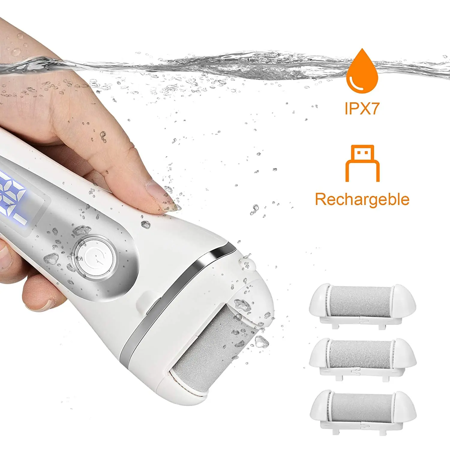 3 шт. USB-сменные роликовые насадки для удаления