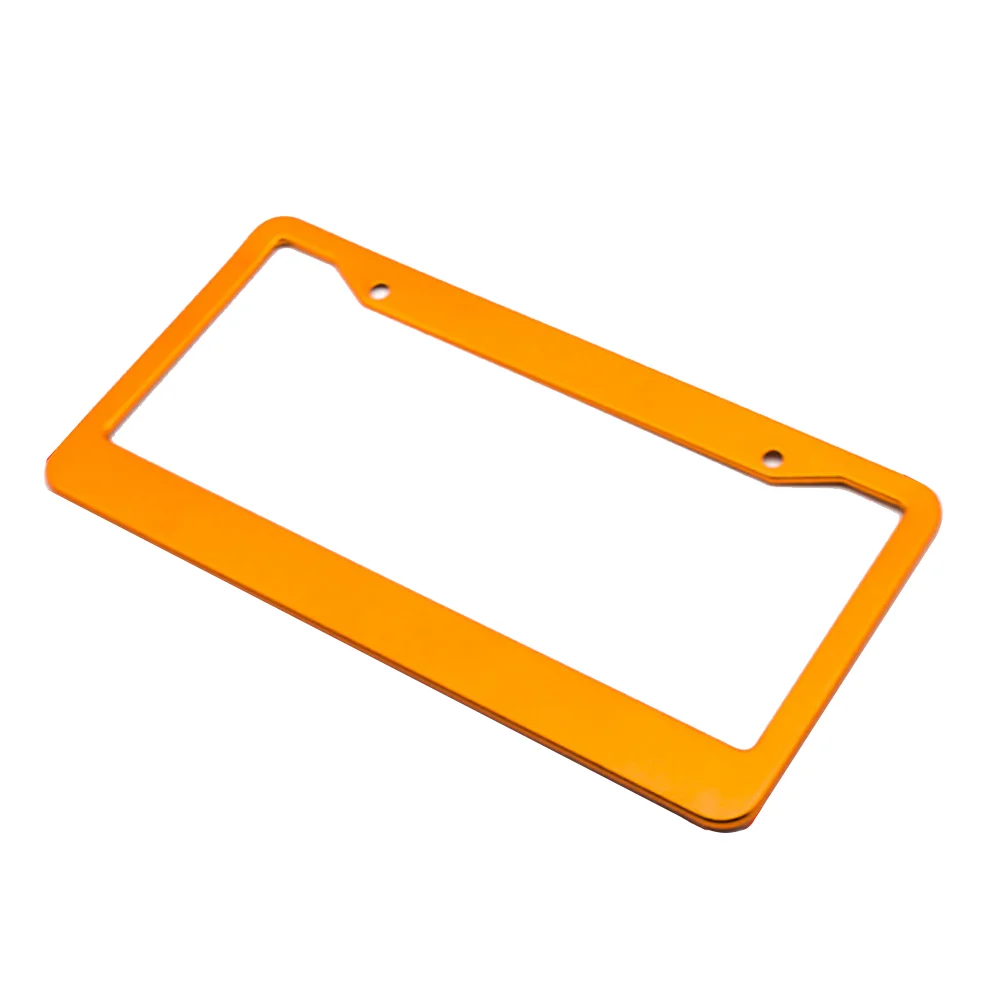 Car Tag Blanks Sublimation Metal Single Sided Plastic Masked Prints Aluminum License Plates for DIY Printing