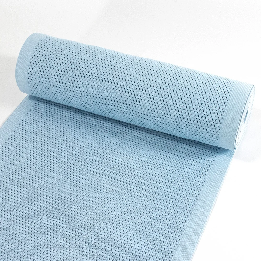 Wholesale colorful fish ribbon nylon breathable soft super wide elastic band for garment accessories