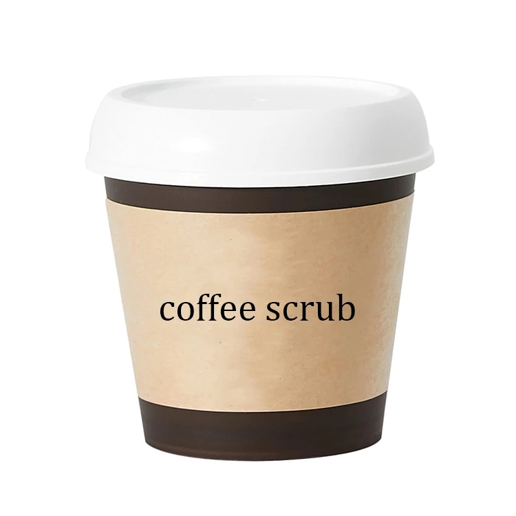 Organic Original Arabic Kaffeesatzpeeling Kahve Peelingi Kawowe Grounded Coffee And Shea Butter Cream Scrub For Skin Tightening