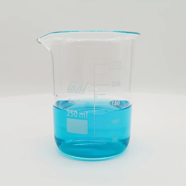 Wholesale discount glass beakers 50ml 250ml glassware beaker for lab