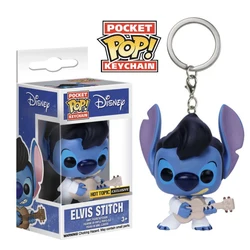 Funko Pop Elvis stitch Action Figure Keychain Toys 4cm