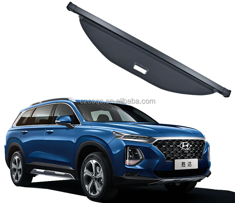 Выдвижной задний багажник Грузовой Защитная крышка для Hyundai Ix45 Santa Fe 3gen 2013 2014