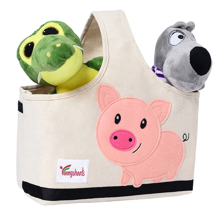 Best New Products Of 2024 Novel Design Factory Price  Folding Laundry Basket Bear Shape Basket For Toys