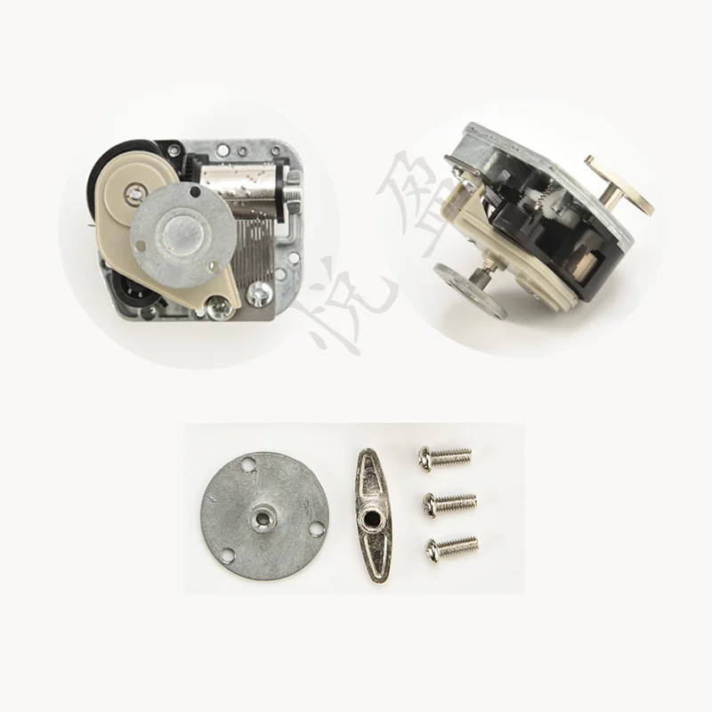 18 note musical movement  for music box with extended winding shaft on the top music box  mechanism