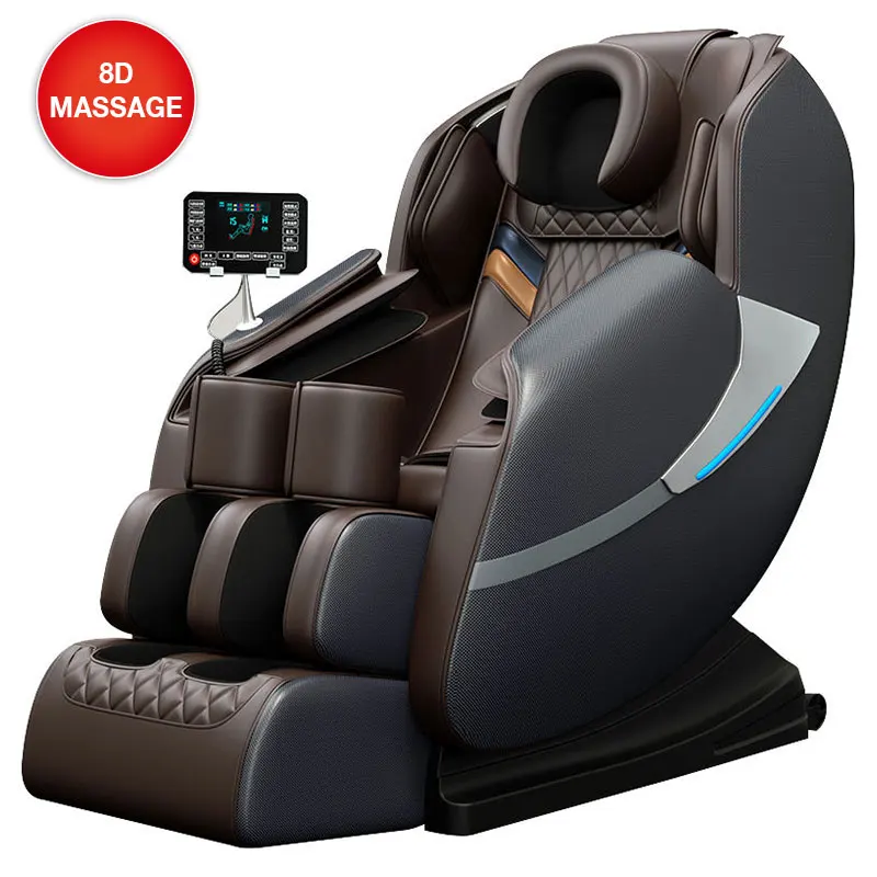 Neck And Back Rolling Zero Gravity 4D Full Body Electric Dual Core Stretch Head Massage 3D Massage Chair Zero Gravity