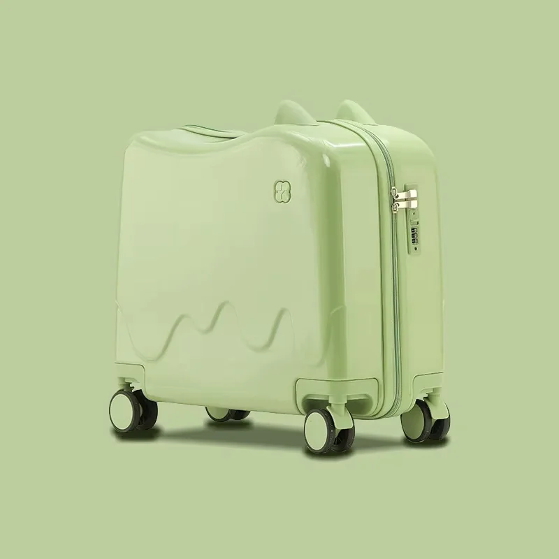 Factory wholesale durable portable password unisex custom mini new fashion kid children 18 inch travel girl boy suitcase luggage