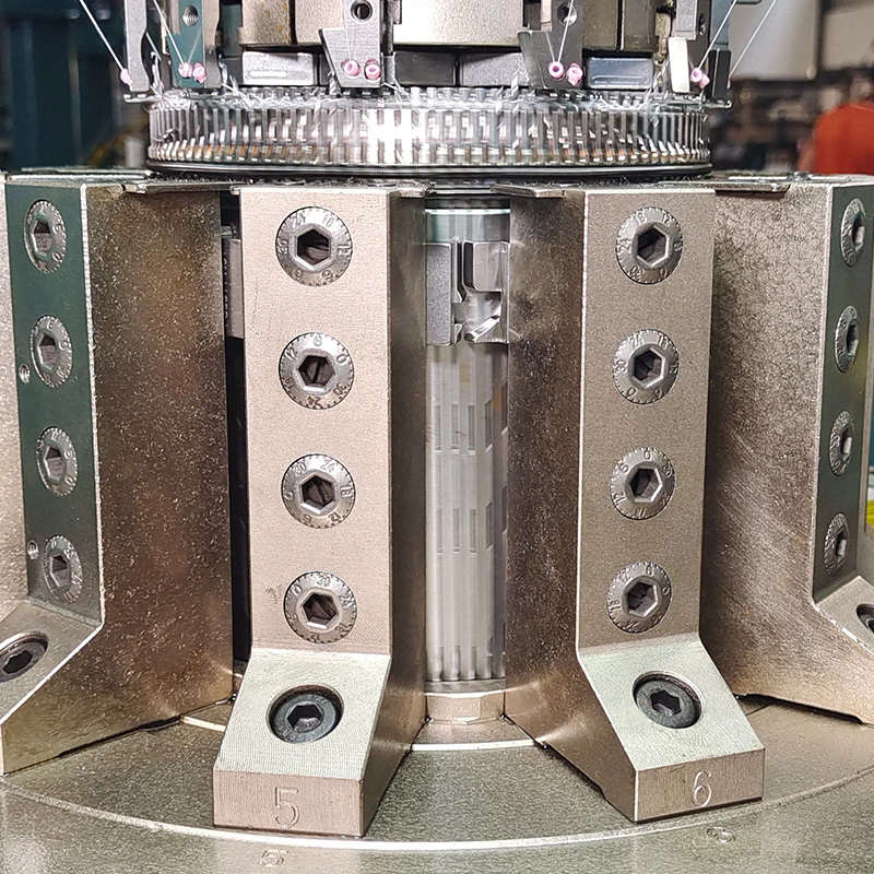 Double Side Rib Machine for Making Sandwich Fabric Circular Knitting Machine