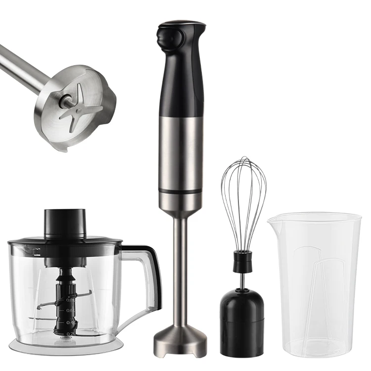 New Wholesale Immersion Blender Machine Set 850W Power with Stainless Steel Housing & Mixing Bowl Household Hotel Use