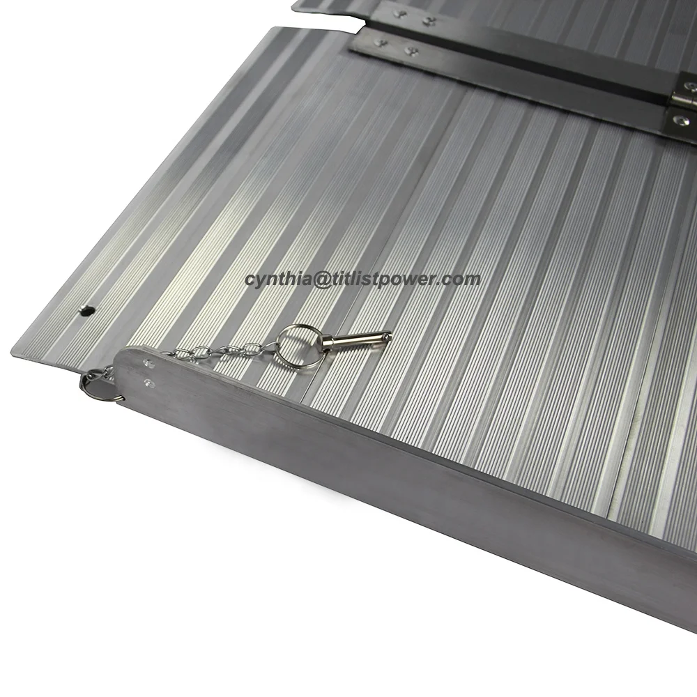 Портативный алюминиевый складной пандус, совместимый с передвижными скутерами для инвалидных колясок, ступеньками, дверные проемы для домашних лестниц