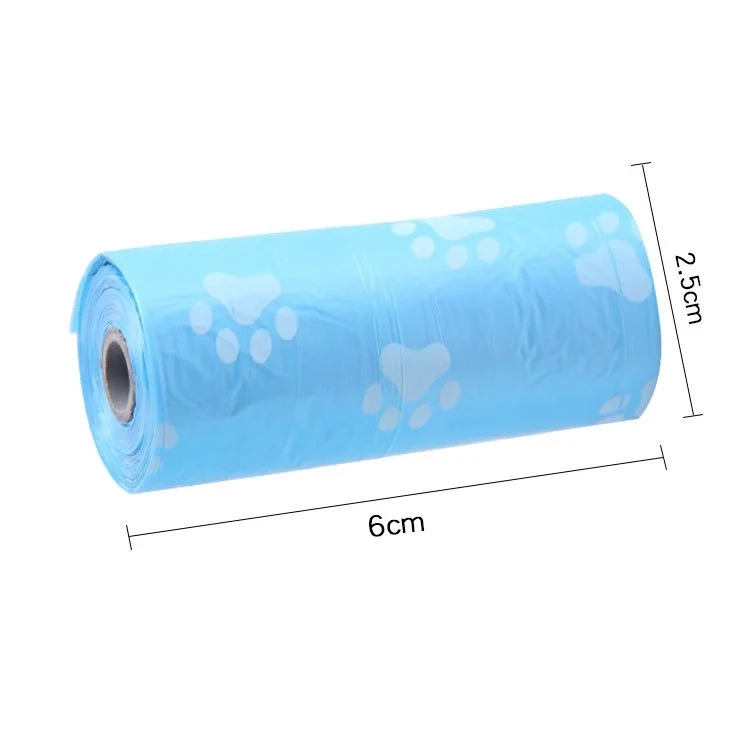 
eco friendly custom logo printing dog poop waste bag with dispenser 