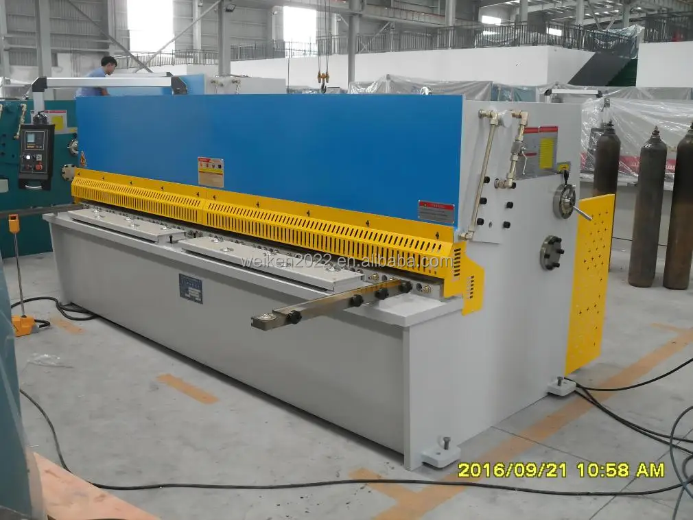 VIKEN QC12K-8X3200mm hydraulic guillotine shearing machine sheet metal used CNC cutting machine