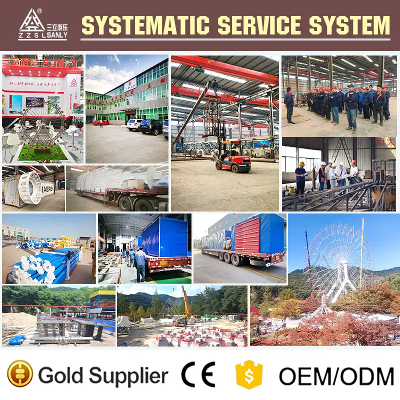 Big Park Project Amusement Park Funfair Entertainment Equipment Outdoor Theme Park Fairground Manege Top Spin Thrill Rides