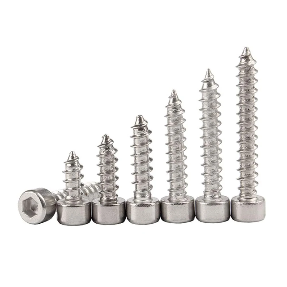 Metric Thread Fasteners Socket Cap Screws Nails Stainless Steel Hex Head Self Tapping Screws