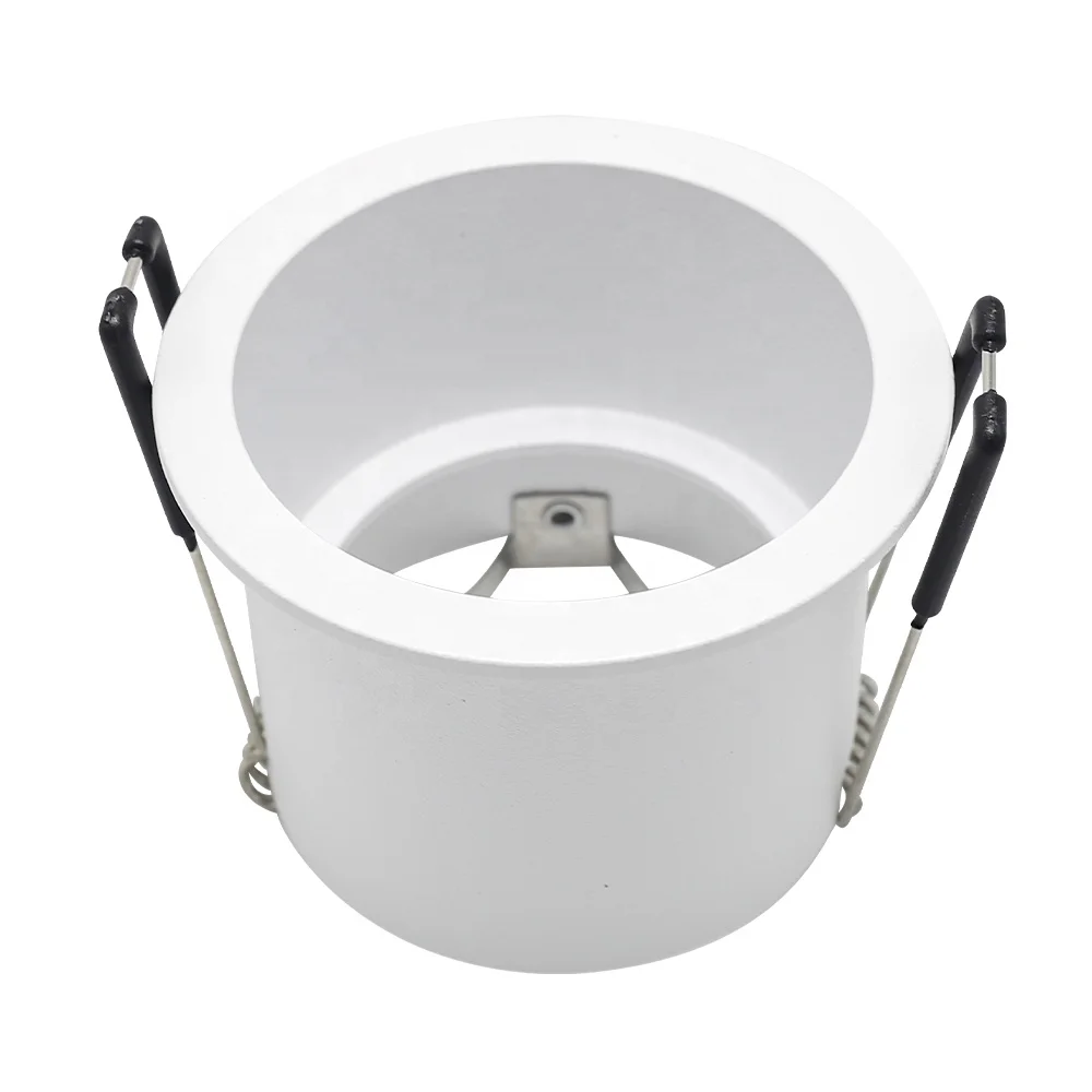 Narrow edge 60mm cut out round aluminum alloy Anti glare GU10 downlights for mall