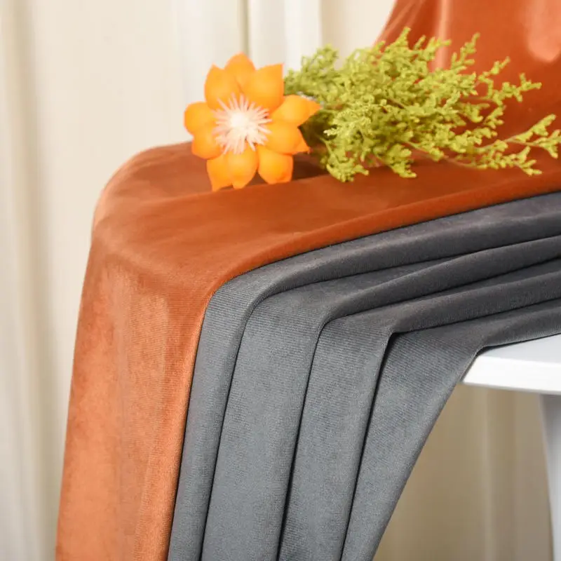 Wholesale High Quality Upholstery Furniture Velvet Furnishing Fabric For Sofa Curtain