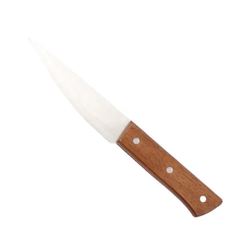 Profesional High Carbon Steel Butcher Knife Boning Meat Slaughter Knife Full Tang Handle Kitchen Butcher Knife