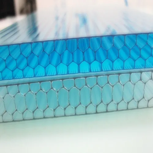 UV block Multi-wall honeycomb UV protection polycarbonate hollow sheets for greenhouse
