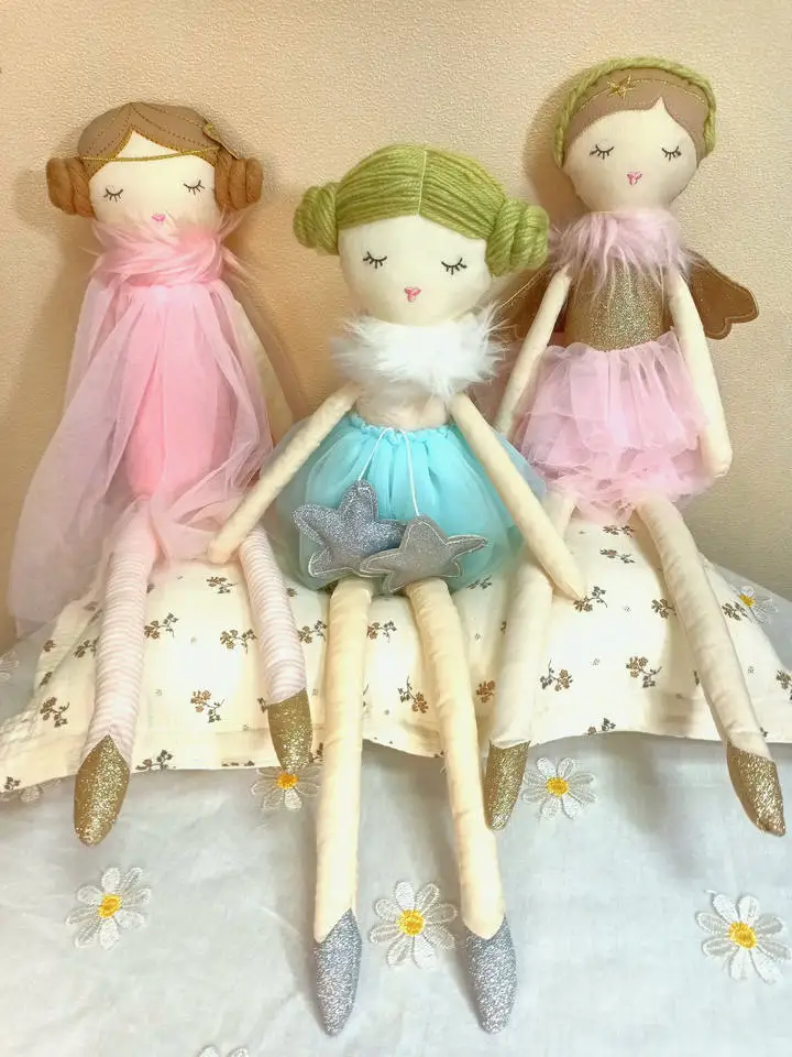 Best Selling Royal Ball Princess Doll Blonde Wearing Glittery Ball Gown with Butterfly Wings Birthday Gift for 1 to 7 Year Olds