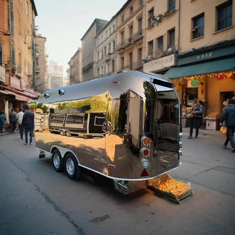 mini coffee kitchen shop taco bakery mobile electric cream container full equipped cheap food trucks for sale