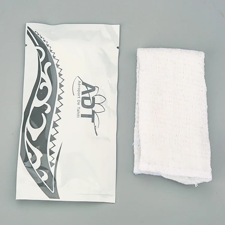 pure cotton airline train restaurant shop fresh wet towels refreshing tissue