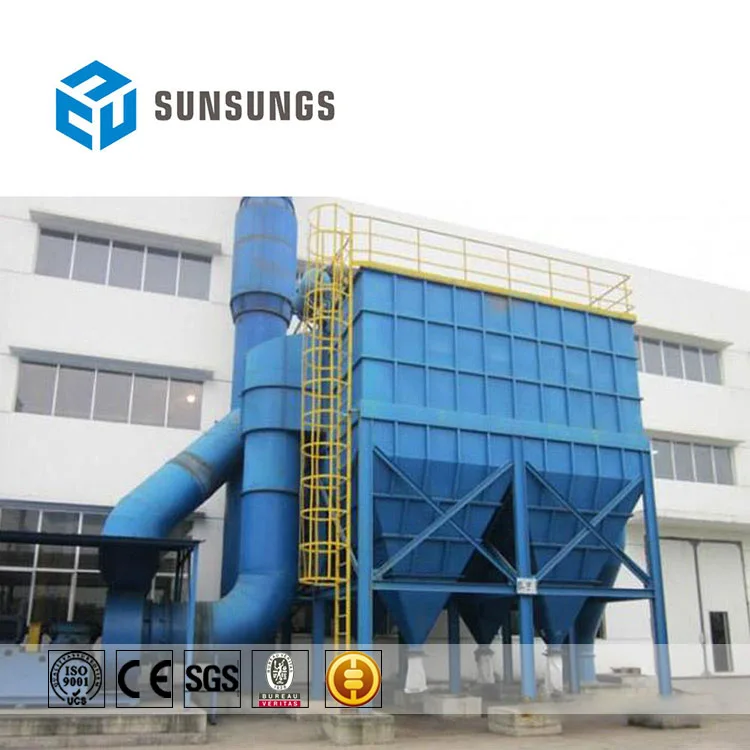 
Indutrisl Impulse Baghouse Filter Type Dust Collector For Boiler/Industrial Dust Extractors 