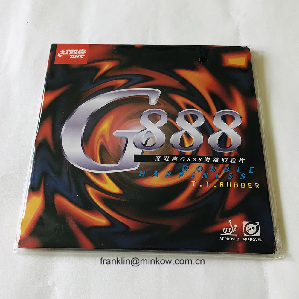 
ITTF APPROVED DHS G888 RUBBER PIMPLES IN (1.8MM/2.0MM/2.1MM) 