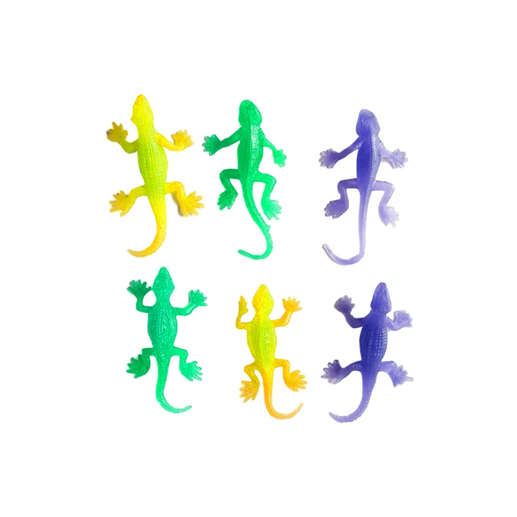 gecko toys for kids toddlers lizard kit artificial model reptile animal figures realistic educational toy children wall crawler
