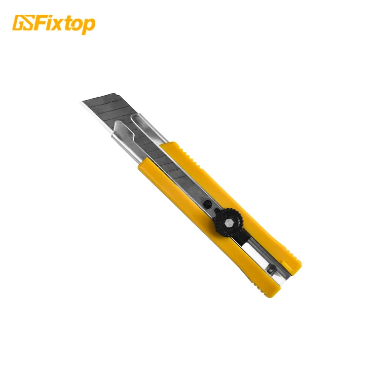 Utility Knives ABS Handle Stainless Iron Black Blade 28mm Wide SK5 Adjustable Fold Utility Knife