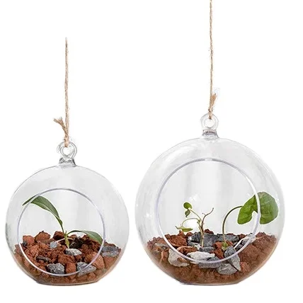 DESITA Factory Wedding Decoration Flower Pot Hanging Plastic Ball Flowerpot For Festival