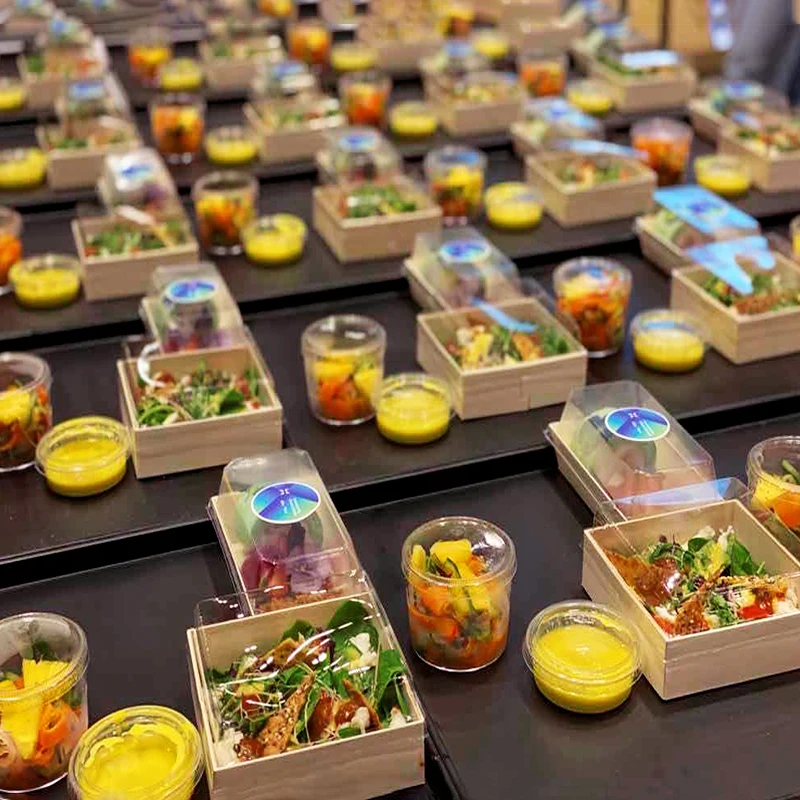 Одноразовый Ланч-бокс на вынос, коробка для упаковки тортов Tiramisu, деревянная коробка для шоколада