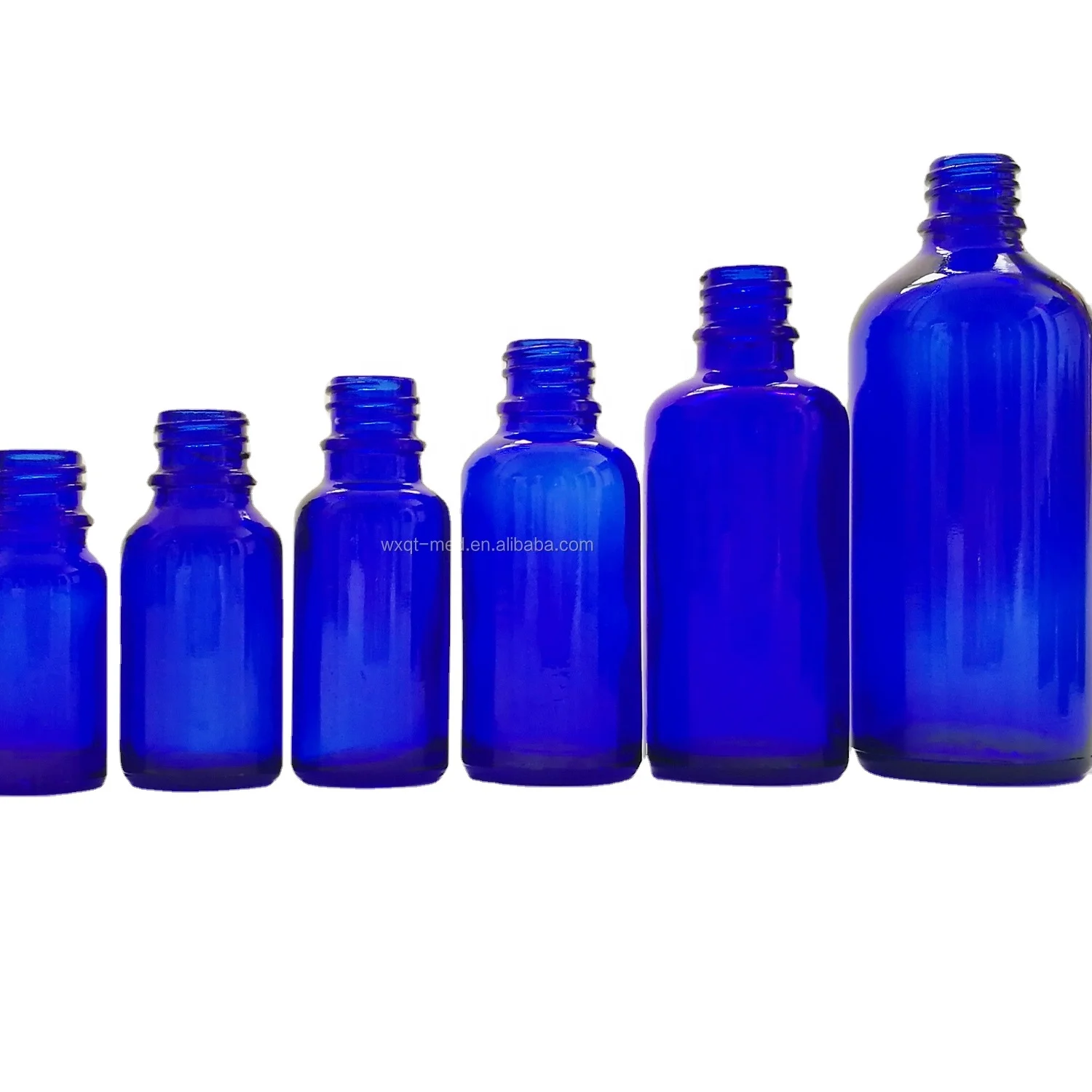 Amber  glass bottle for Essential Oil perfume oil bottle with black round screw tamper evident cap