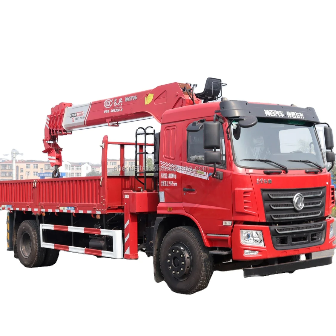 Dongfeng F5 4x2 грузовик с краном Shenbai 6 тонн 7 8 гидравлический прямой Телескопический журавль распродажа