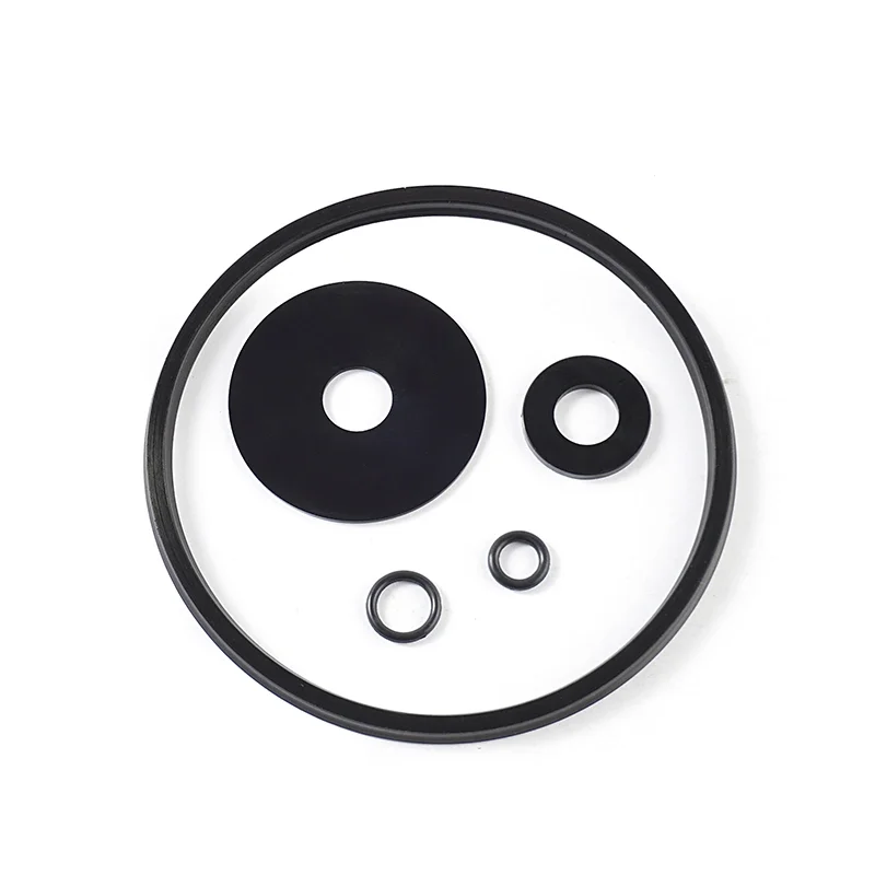 Flat Silicon NBR PTFE FKM Rubber Seals Rubber O-Ring Flat Washers/Gaskets